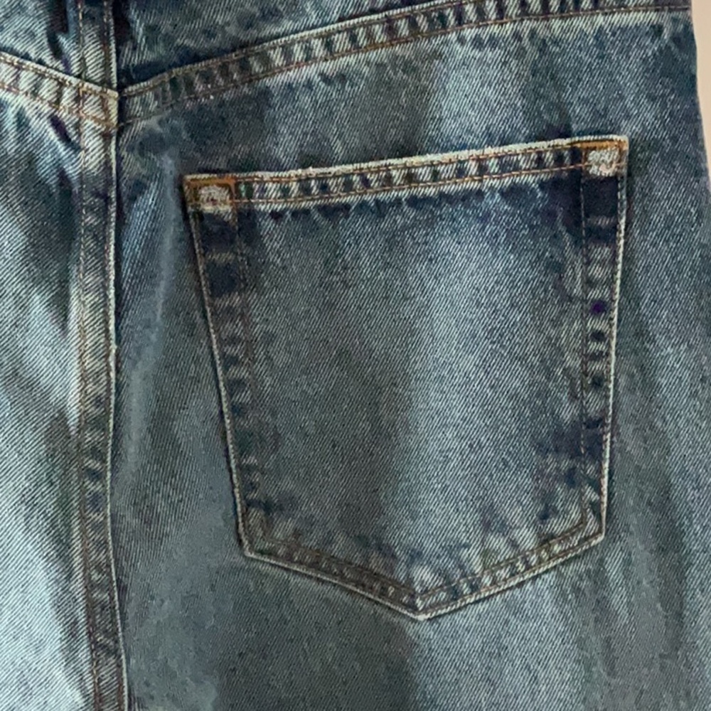 Grlfrnd The Courtney Low Rise Loose Boot Cut Jeans in High Bridge SZ 26 - Picture 9 of 9